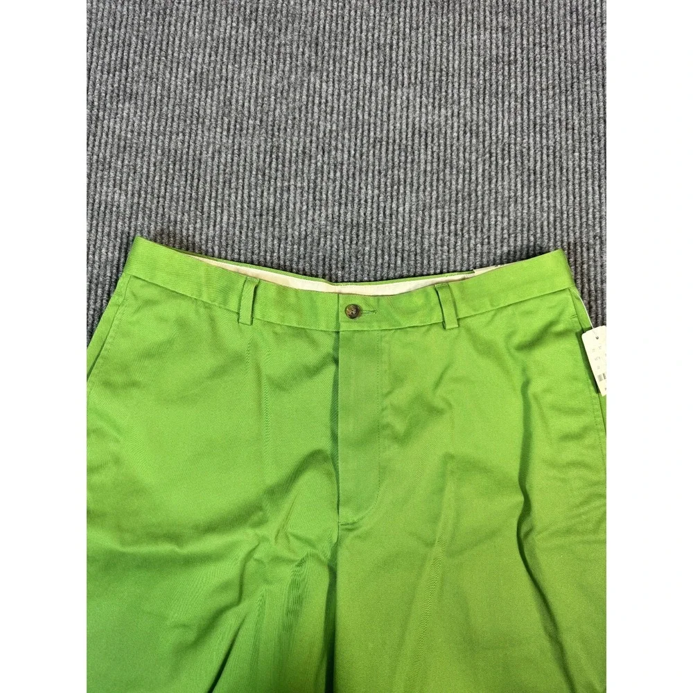 Brooks Brothers 346 Advantage Chino Shorts Mens 36 Lime Green 9